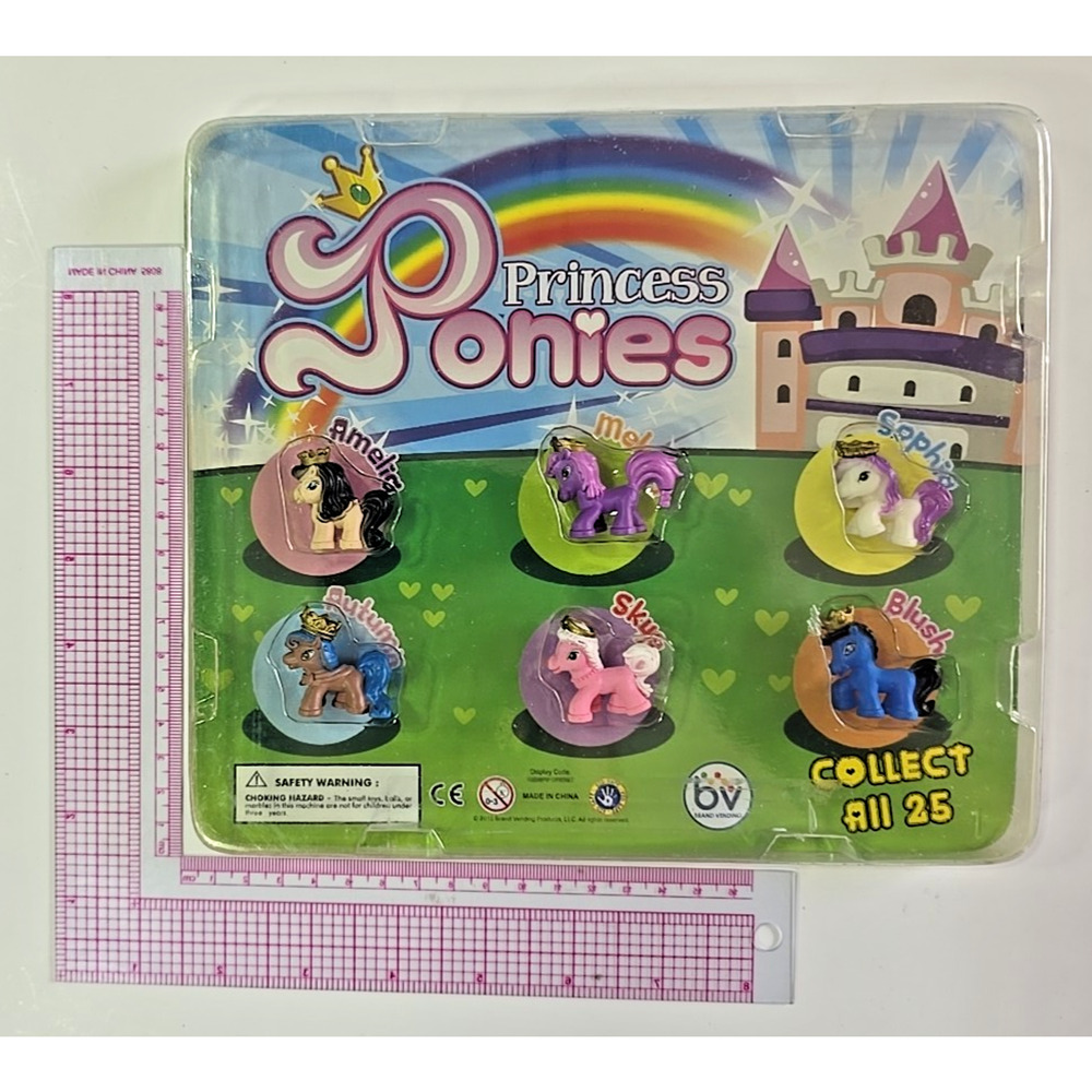 Vintage Vending Display Board Princess Ponies 0627